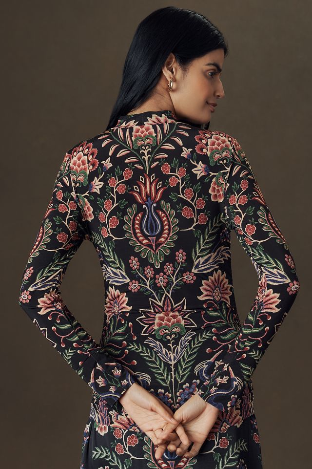 Farm Rio Ikat Floral Shirt #1