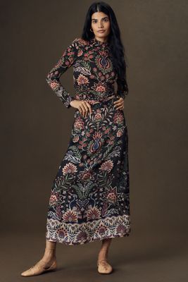 Farm Rio Garden Midi Skirt