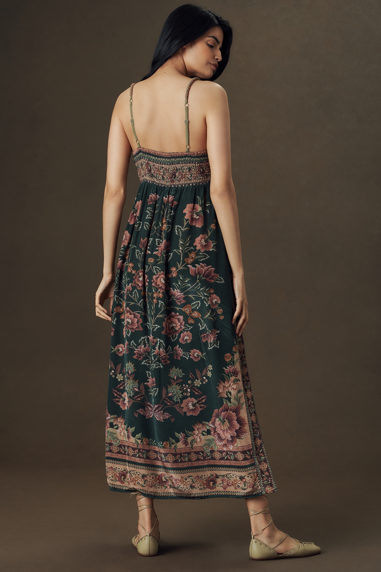 Farm Rio Flowering Garden Midi Dress