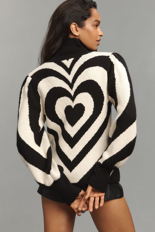 Farm Rio Heart Gradient Sweater #1