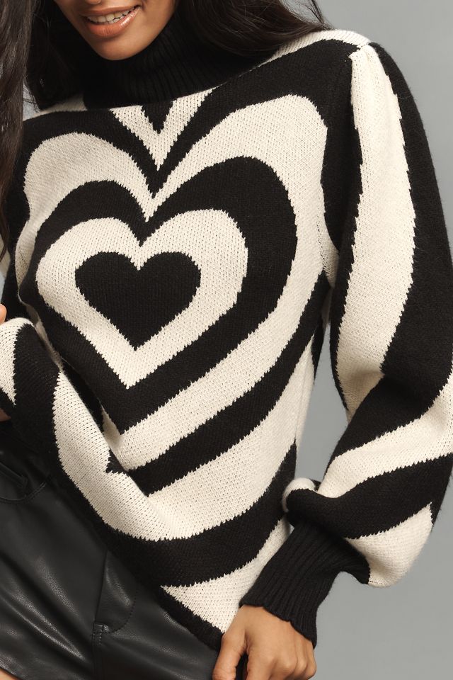 Farm Rio Heart Gradient Sweater #2