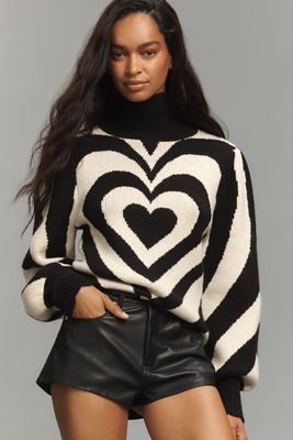 Farm Rio Heart Gradient Sweater