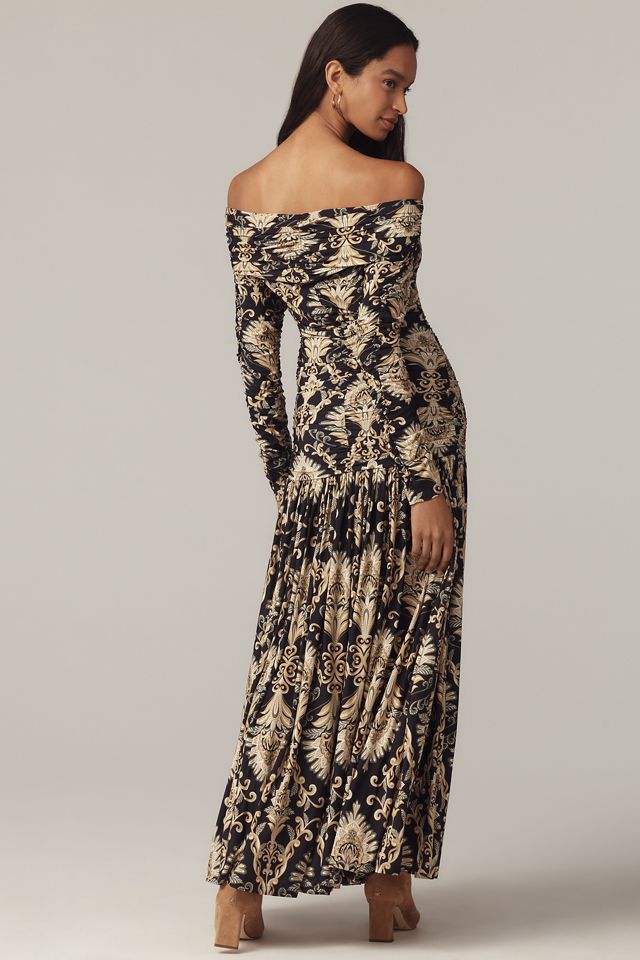 Farm Rio Arabesque Off-the-Shoulder Maxi Dress #2