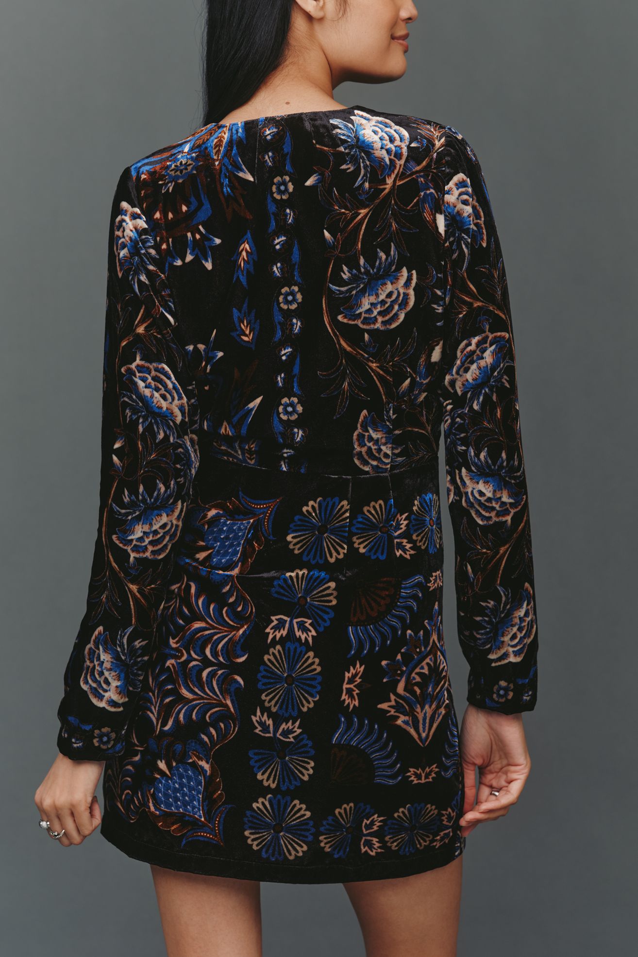 Farm Rio Arabesque Wrap Mini Dress