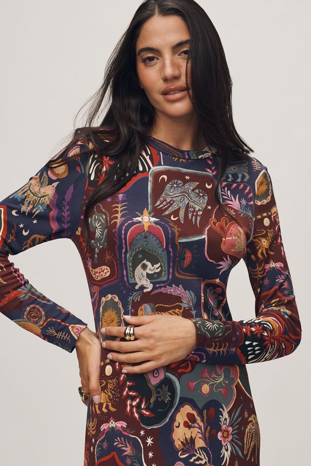 Farm Rio Surreal Fitted Maxi Dress #1