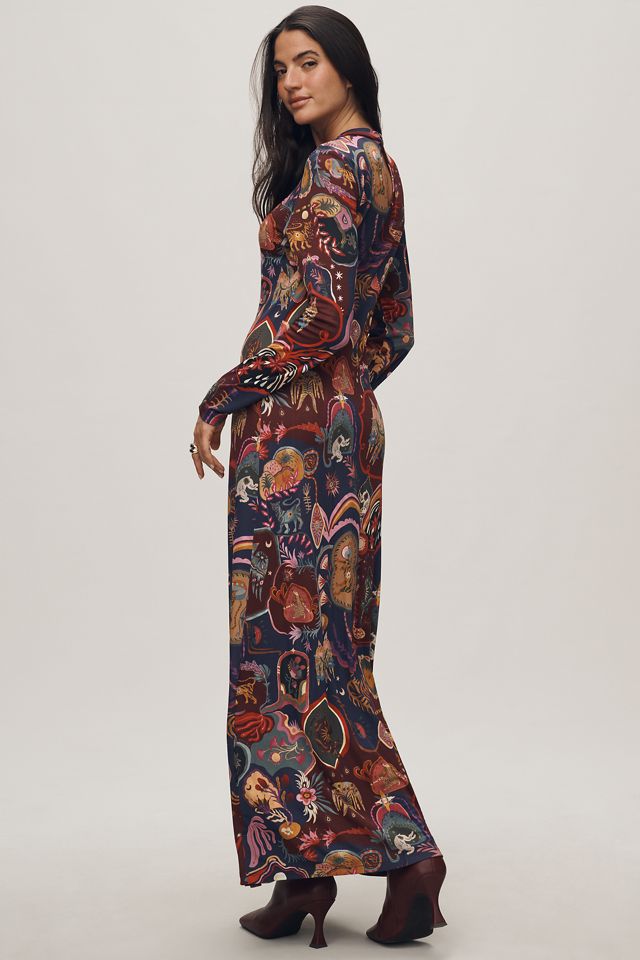 Farm Rio Surreal Fitted Maxi Dress #2