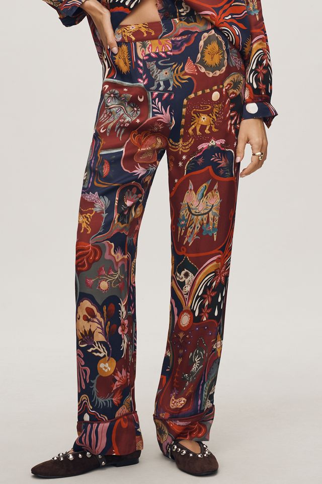 Farm Rio Surreal Printed Pants #1