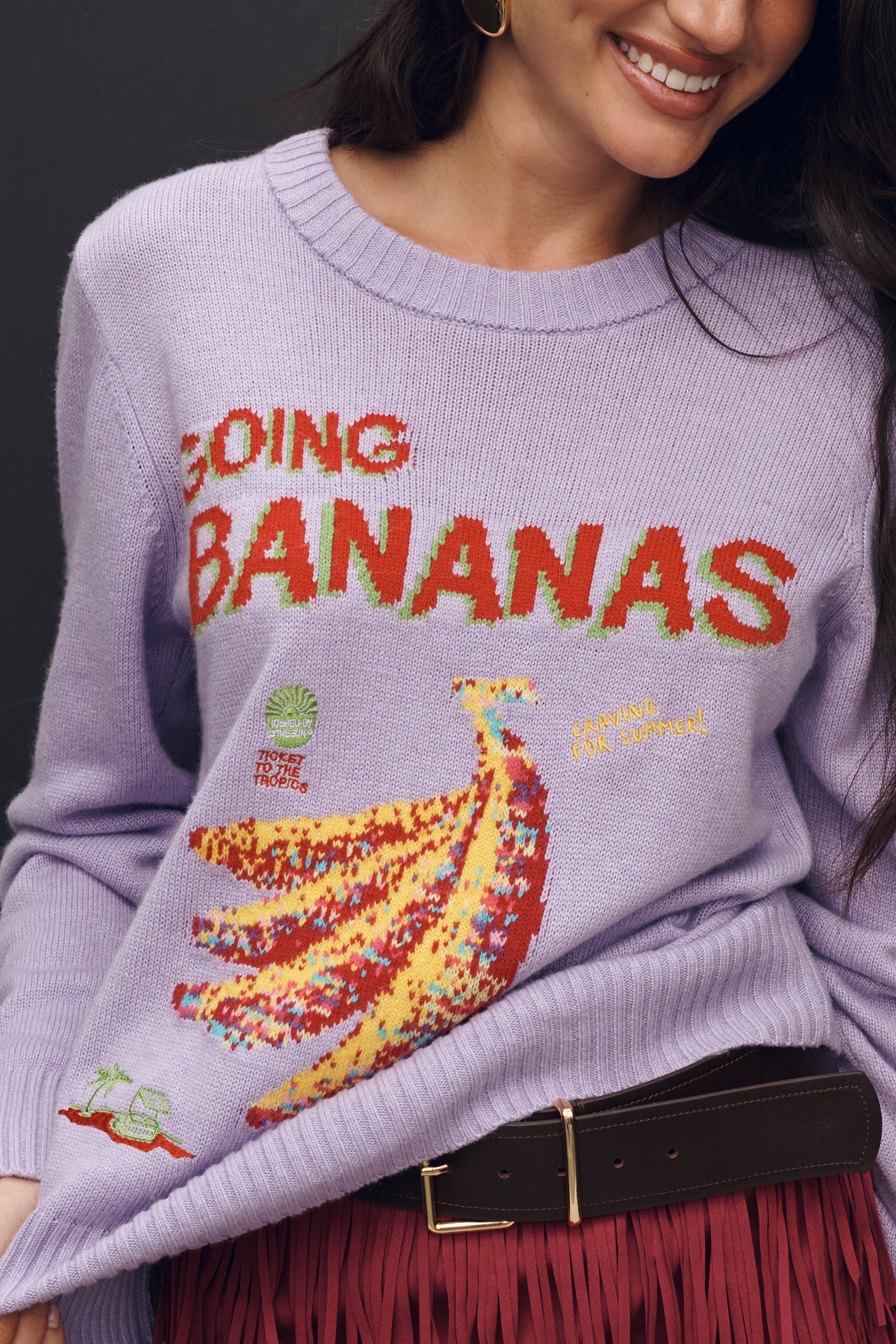Farm Rio Going Bananas Sweater