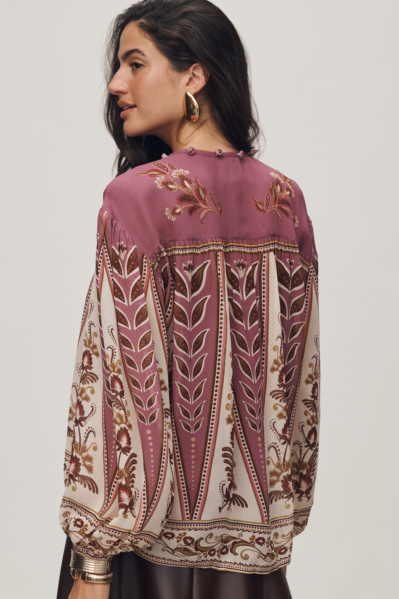 Farm Rio Ainika Smocked Blouse