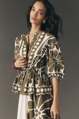 Farm Rio Riad Blouse | Anthropologie