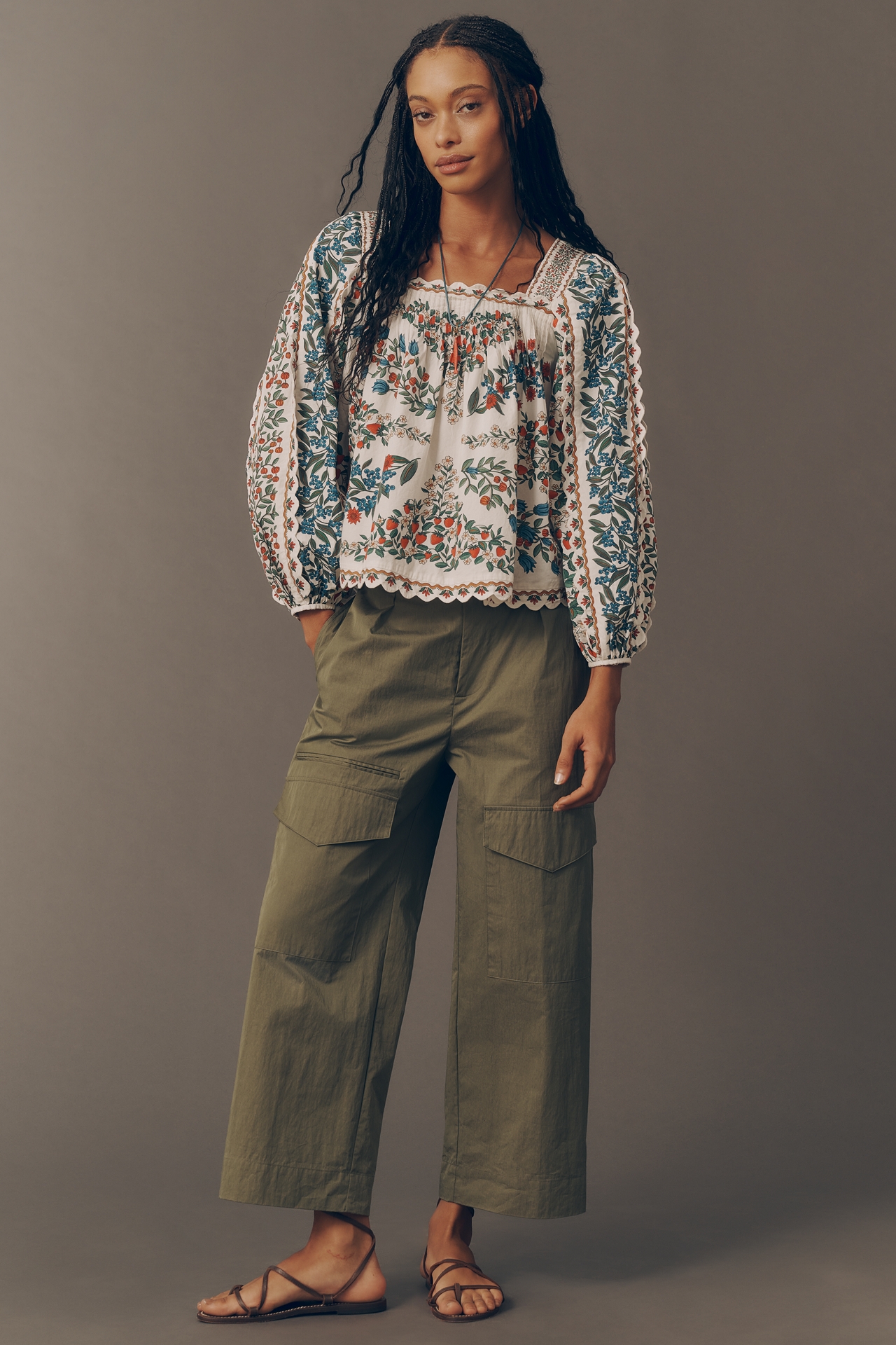 Farm Rio Beauty Scarf Top