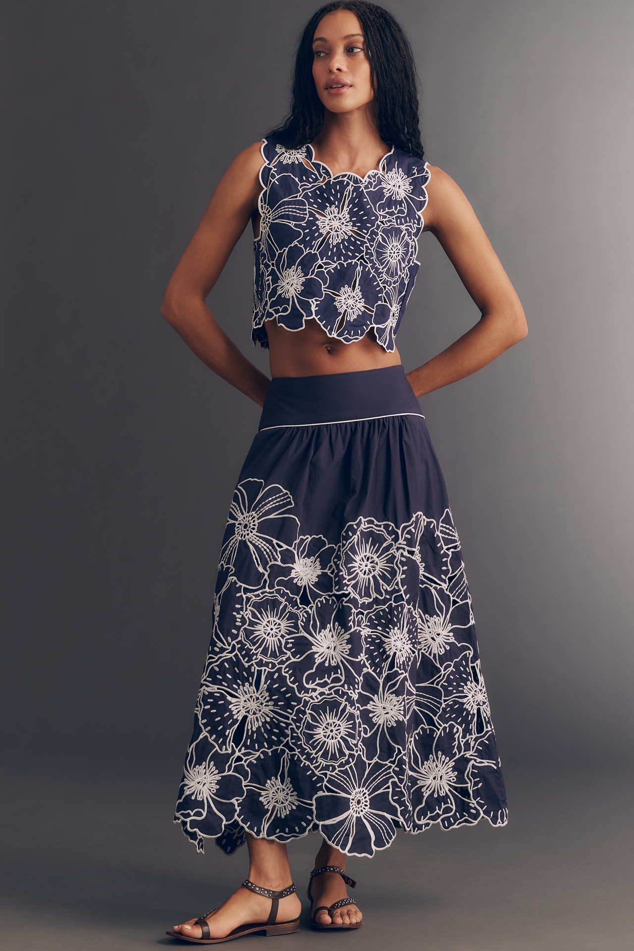 Farm Rio Richelieu Crop Top