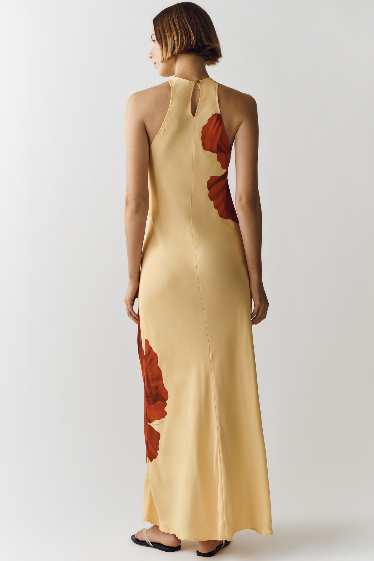 Farm Rio Poppy Print Midi Dress