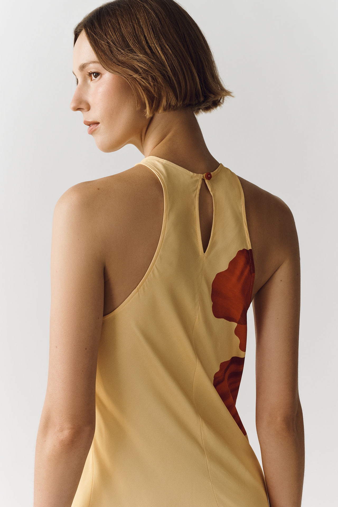 Farm Rio Poppy Print Midi Dress