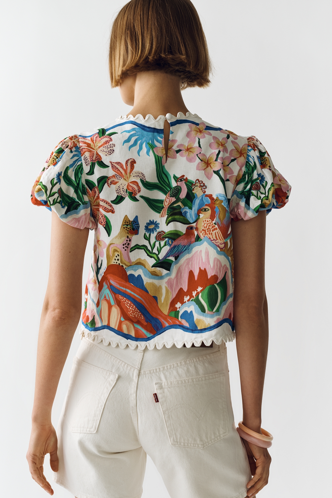 Farm Rio Garden of Life Blouse