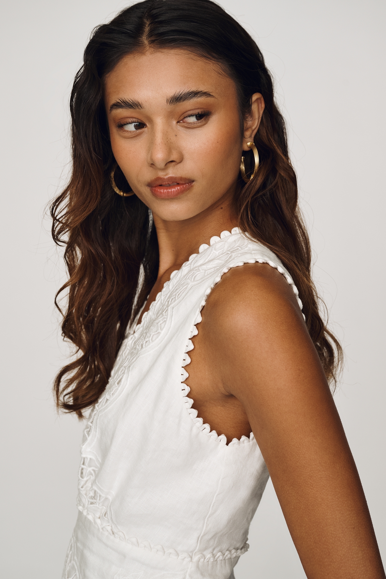 Farm Rio Richilieur Midi Dress