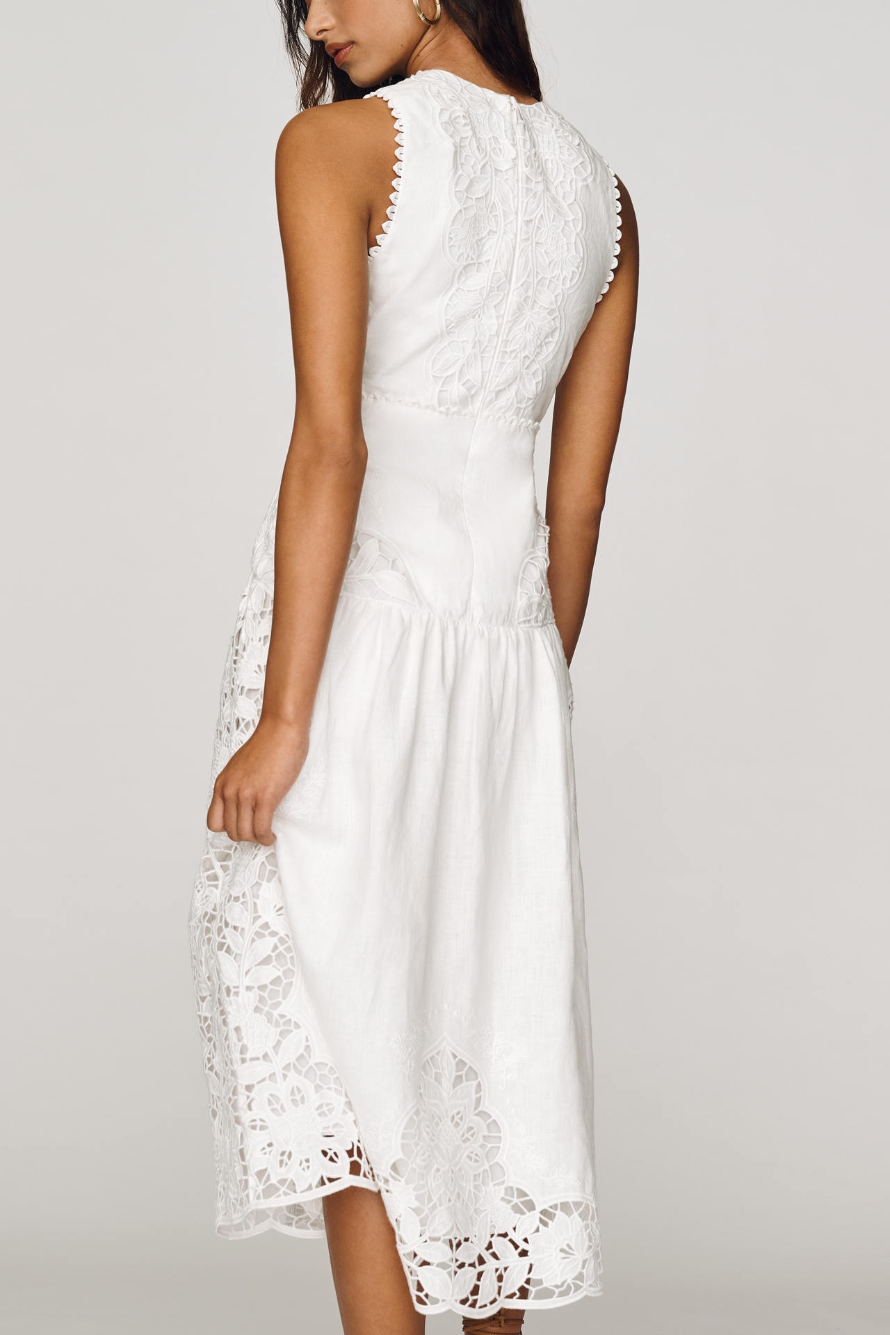 Farm Rio Richilieur Midi Dress