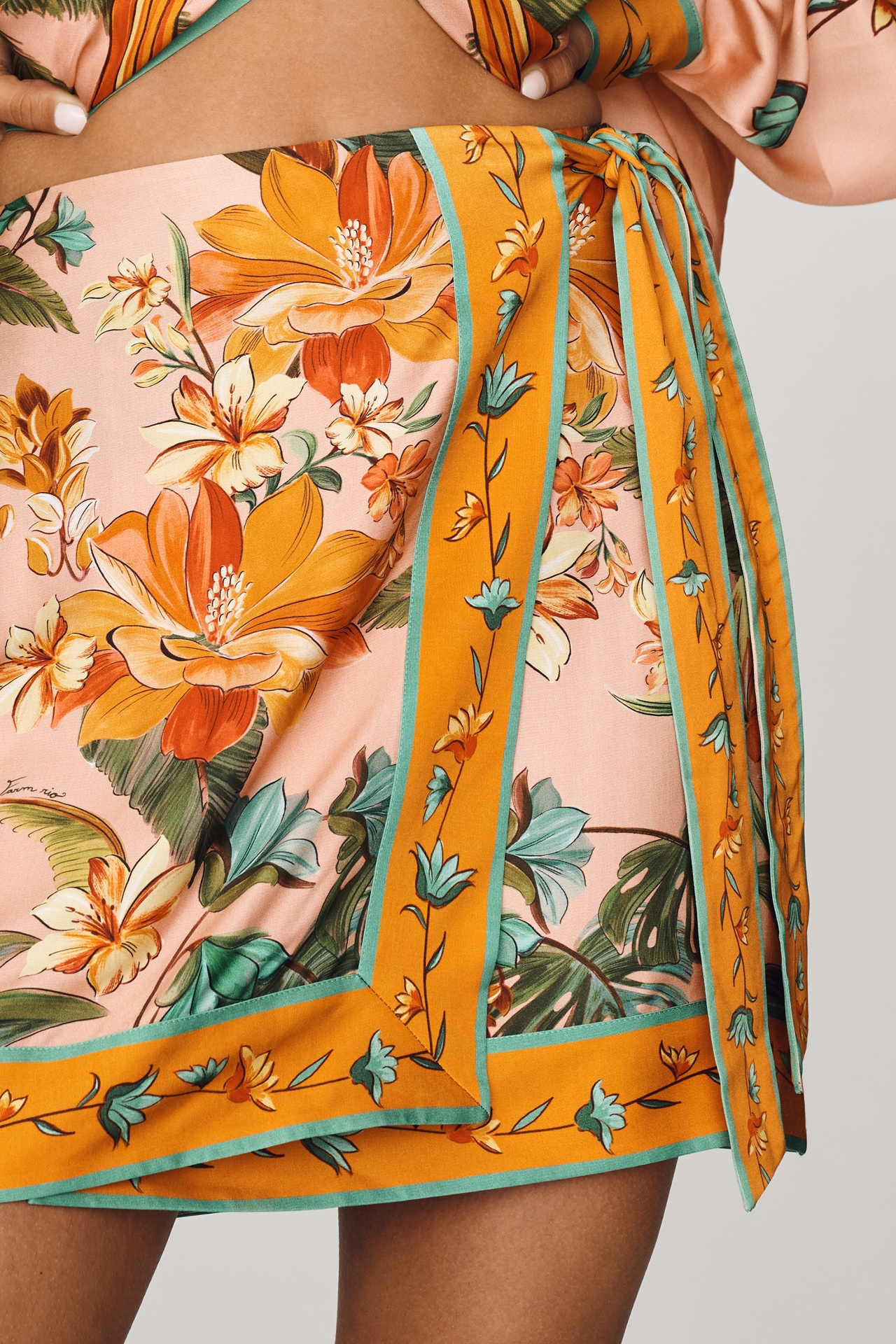 Farm Rio Birds Mini Skirt