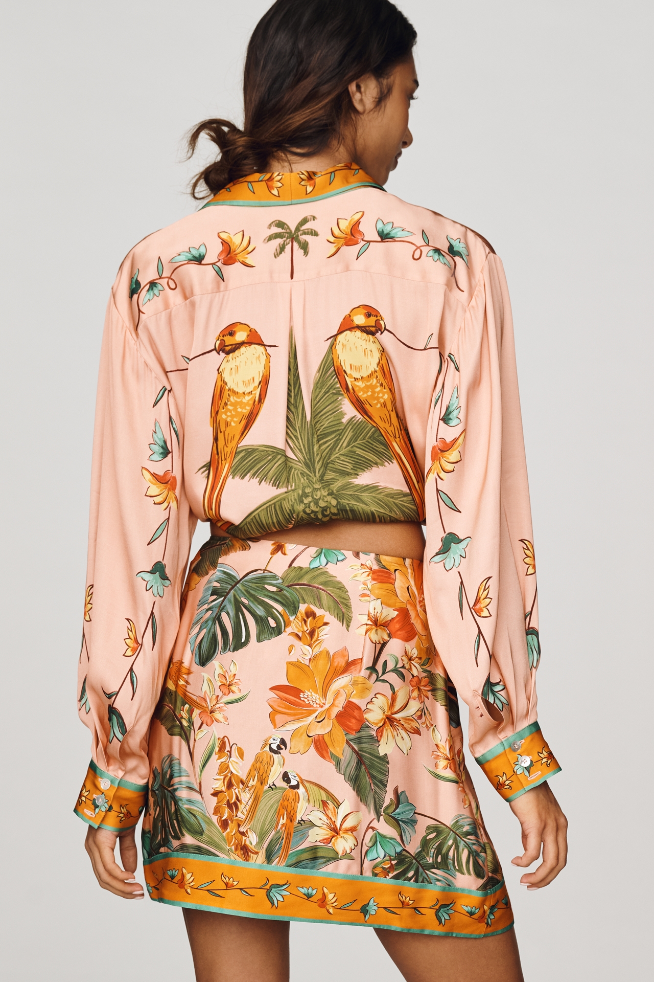 Farm Rio Birds Mini Skirt