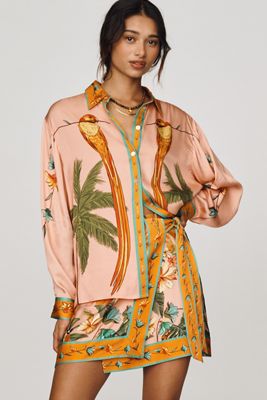 Farm Rio Birds Mini Skirt