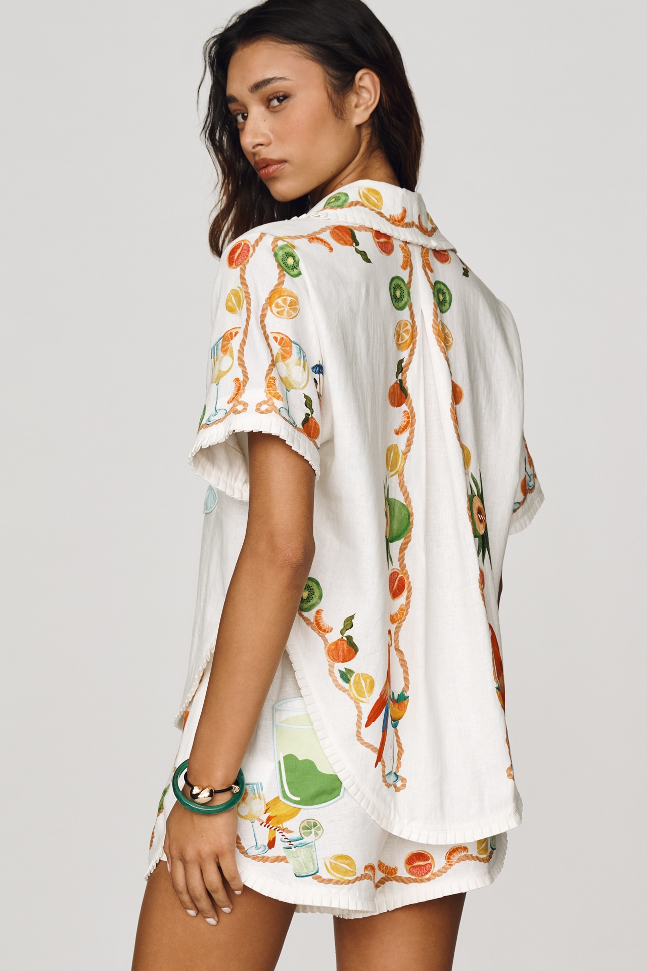 Farm Rio Biricutico Buttondown Shirt