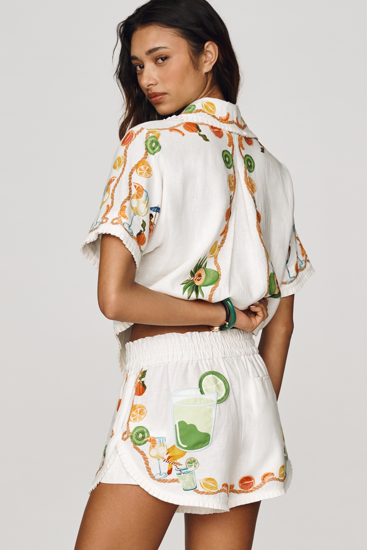Farm Rio Biricutio Scarf Shorts