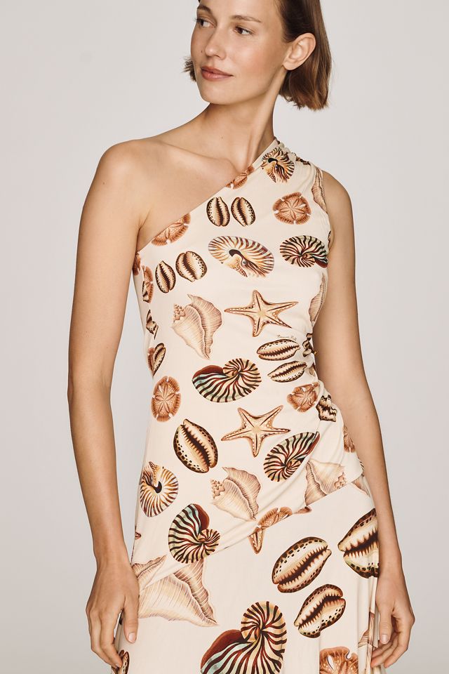 Farm Rio Marine Shells Midi Dress #1