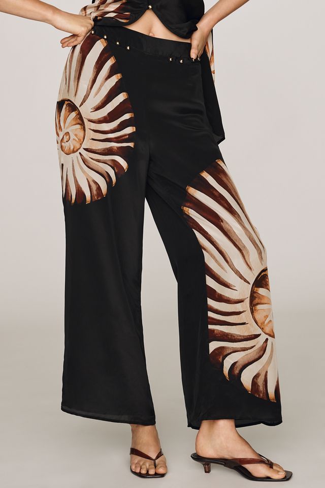 Farm Rio Ammonite Smocked Pants #2