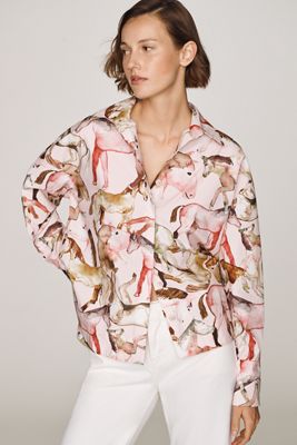 Farm Rio Equestrian Cotton Buttondown Shirt