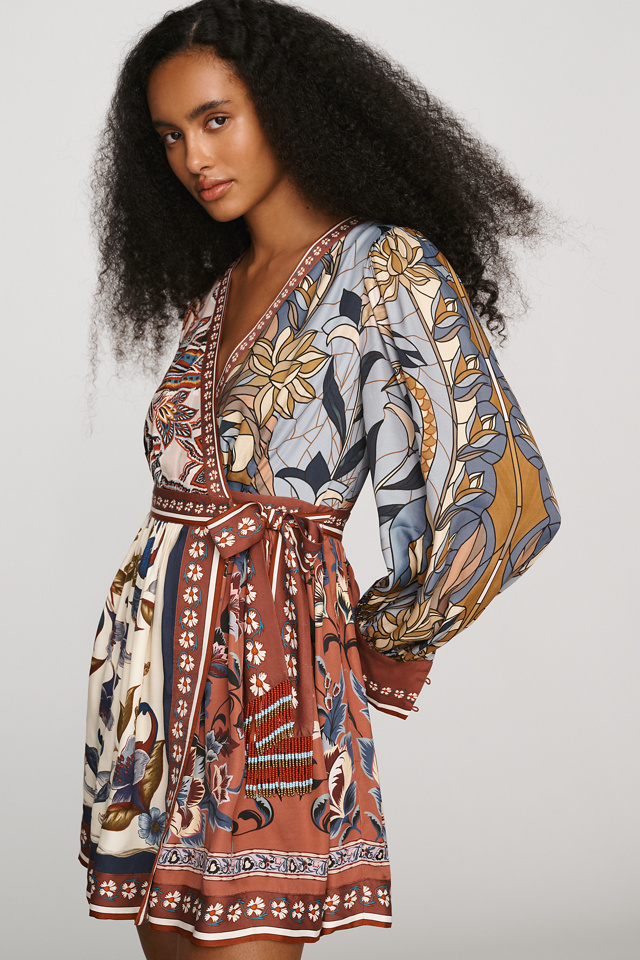 Farm Rio Stained Glass Shirt Dress