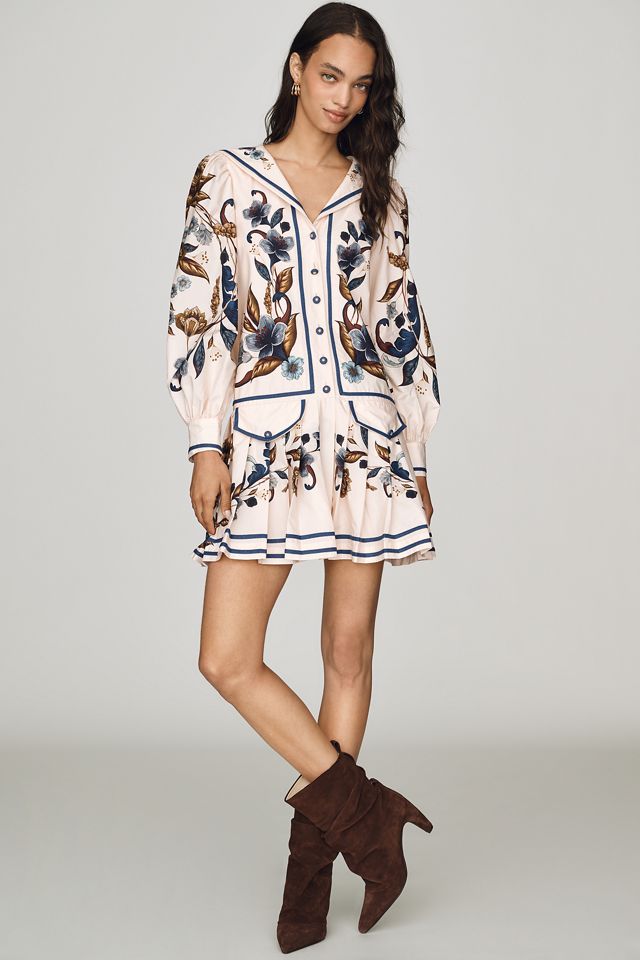 Farm Rio Nature Cotton Mini Dress #1