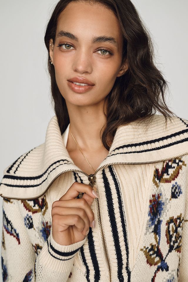 Farm Rio Nature Cardigan Sweater #1