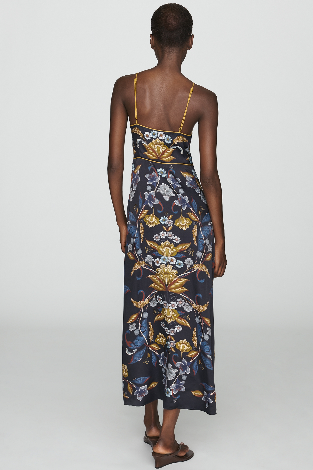 Farm Rio Golden Nature Maxi Dress