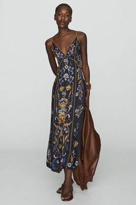 Farm Rio Golden Nature Maxi Dress