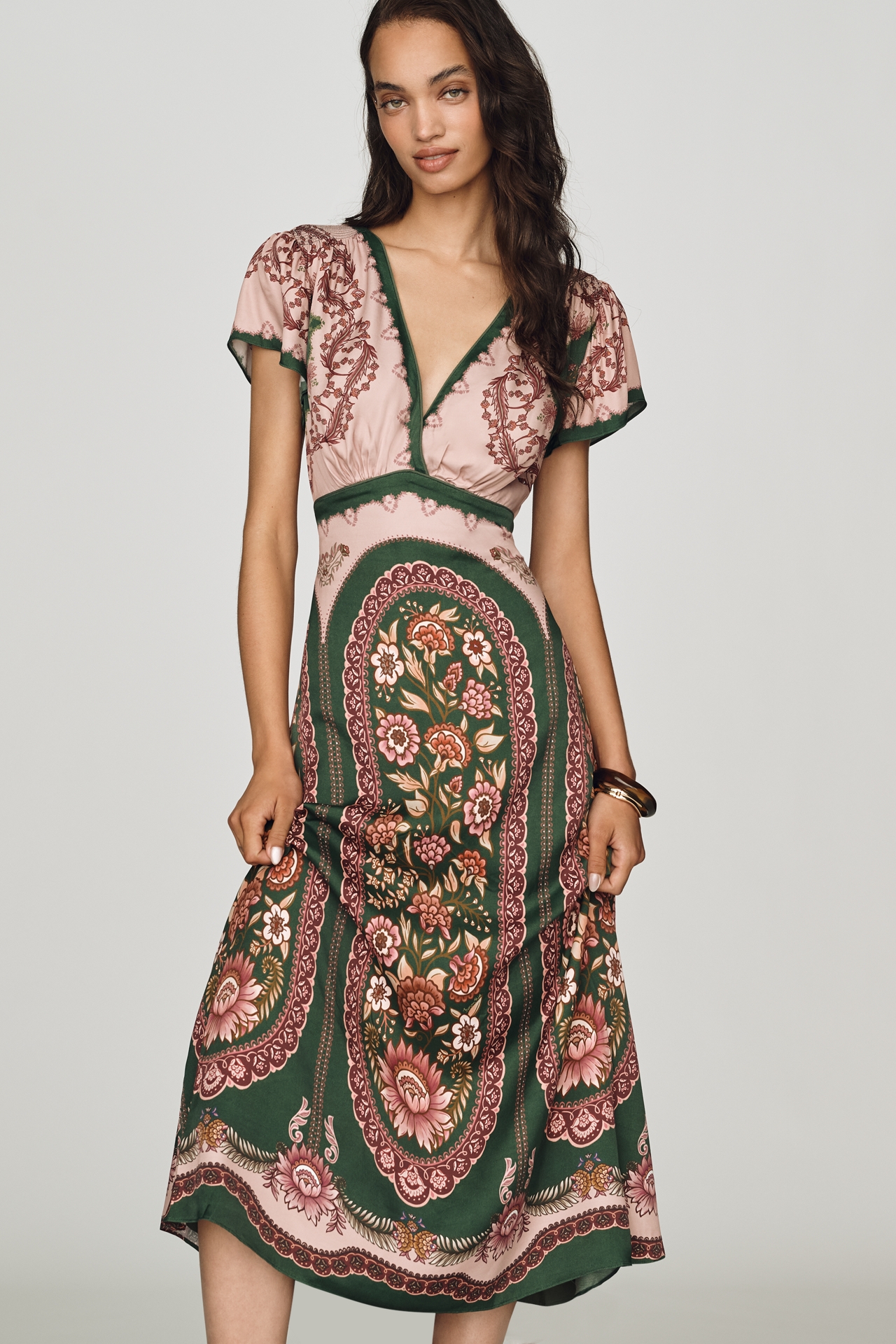Farm Rio Daniela Midi Dress