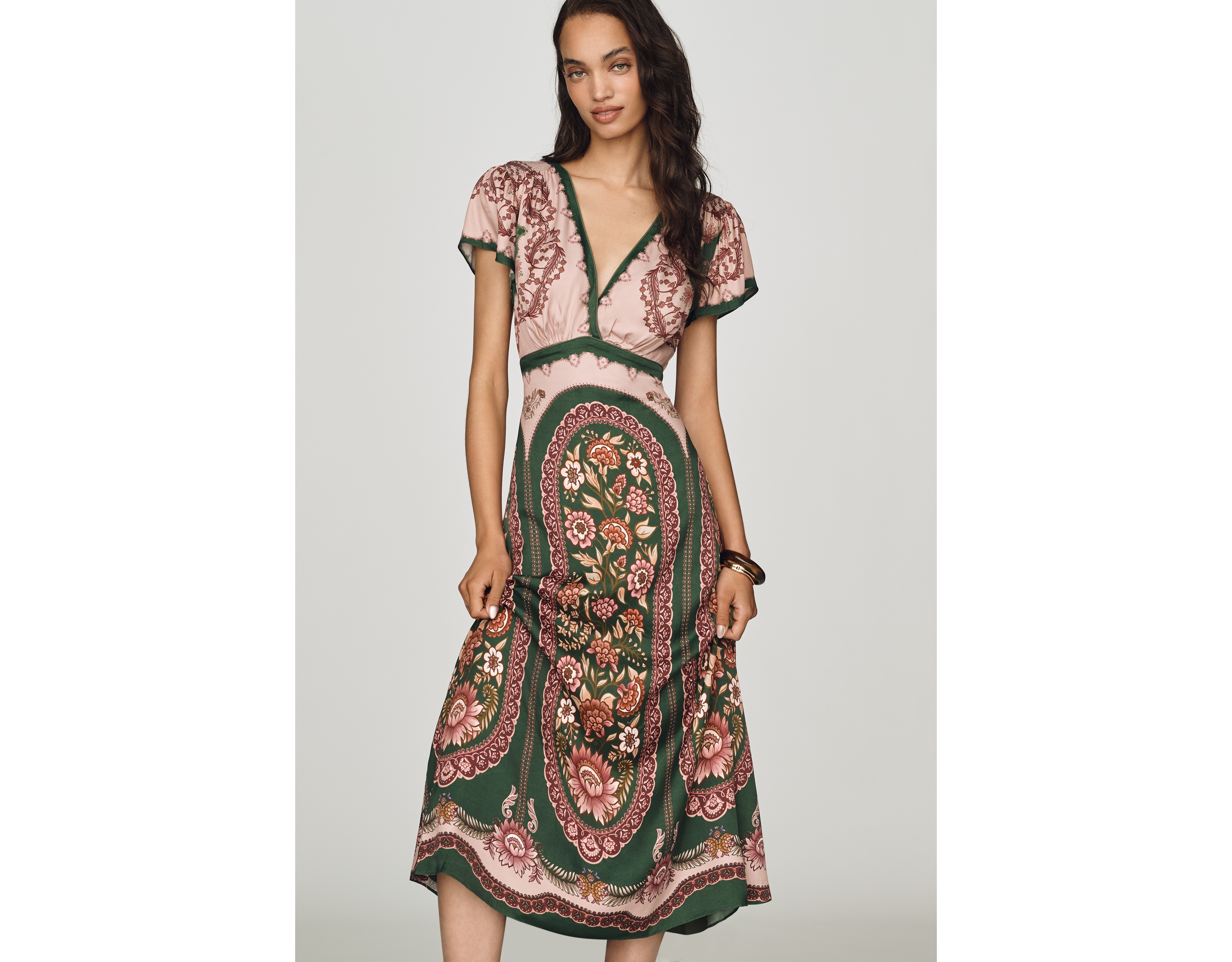 Farm Rio Daniela Midi Dress