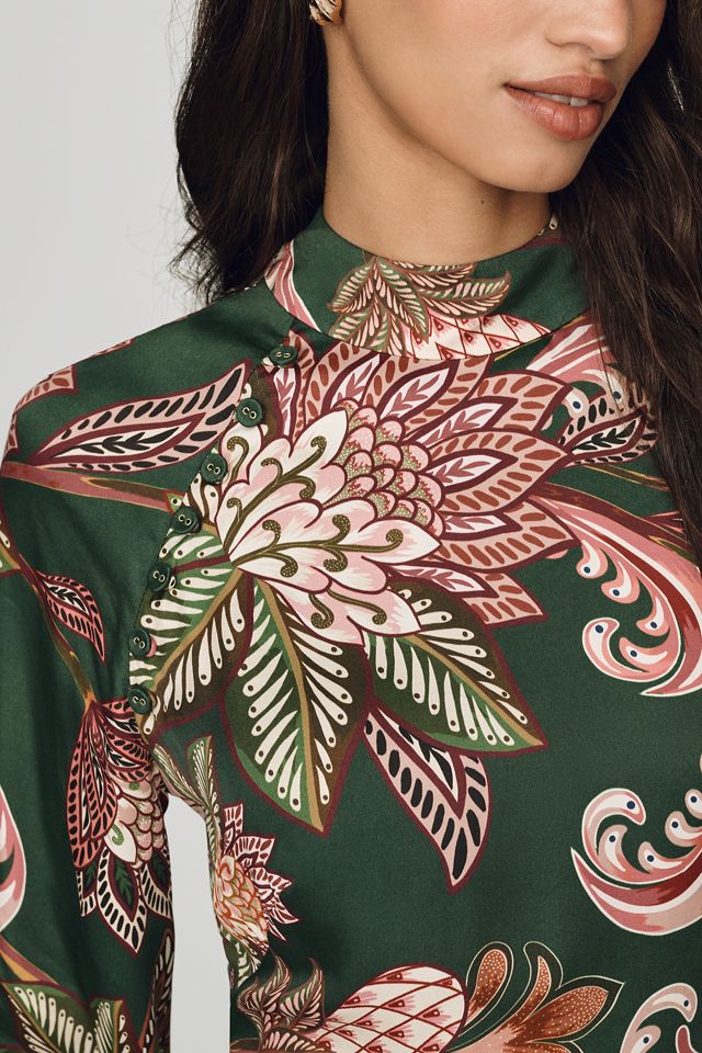 Farm Rio Arabesque Floral Mini Dress #1