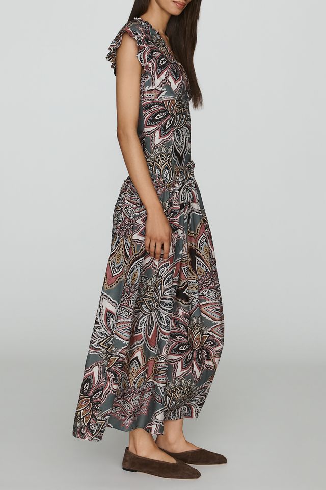 Farm Rio Tapestry Flowers Midi Dress #2