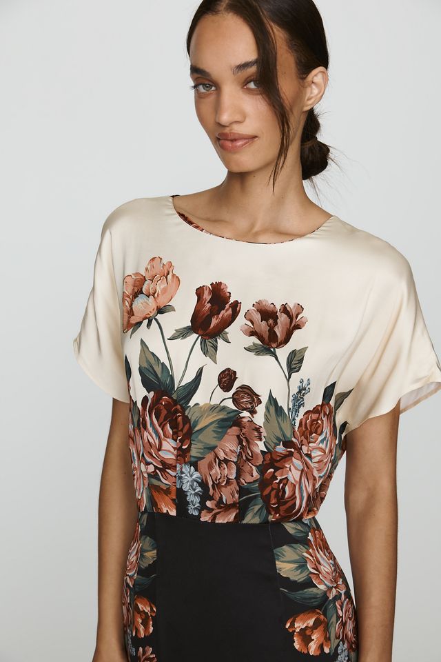 Farm Rio Winter Floral Midi Dress #1