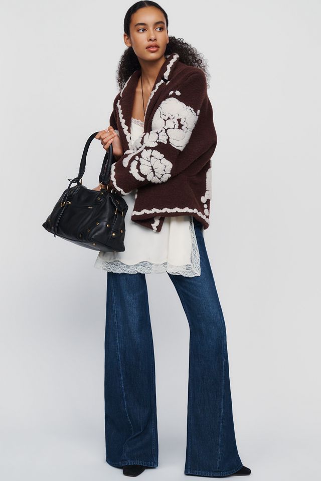Farm Rio Plush Flowers Jacket #2