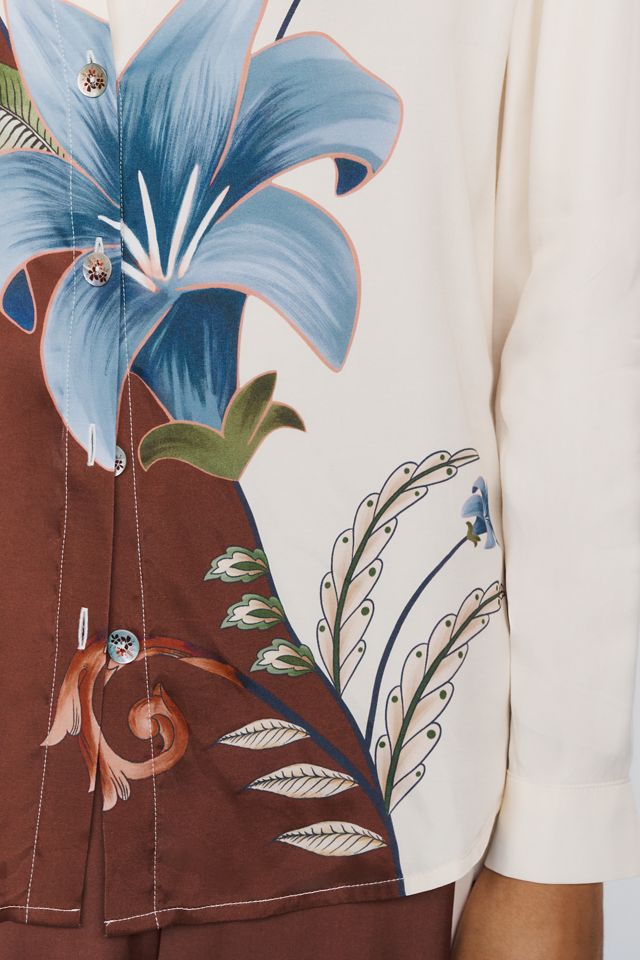 Farm Rio Millena Buttondown Shirt #1