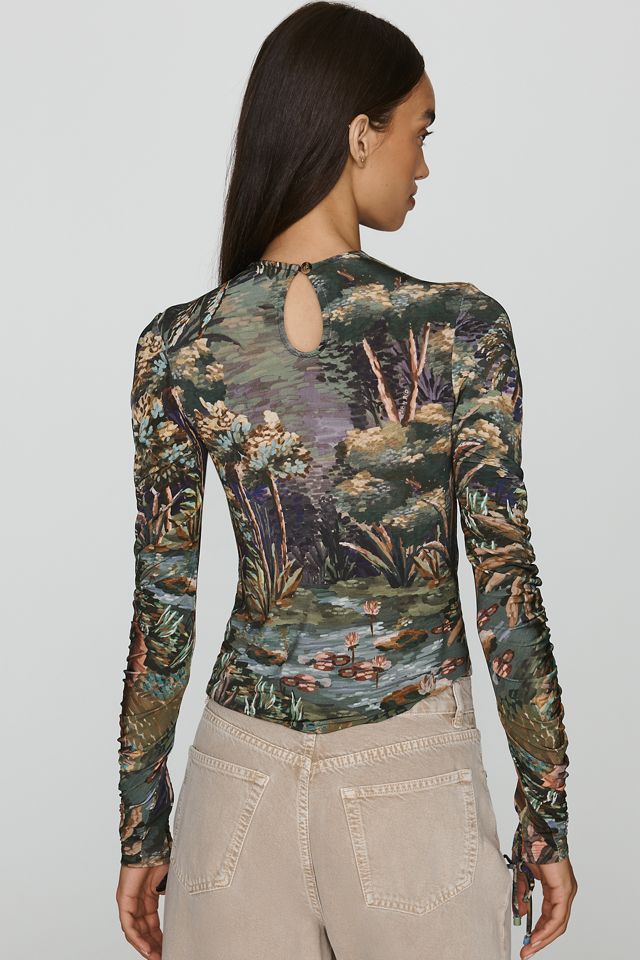 Farm Rio Petricor Long Sleeve Top #1