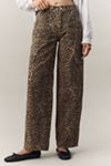 Damson Madder Leopard Carpenter Cargo Pants