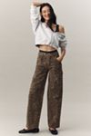 Damson Madder Leopard Carpenter Cargo Pants