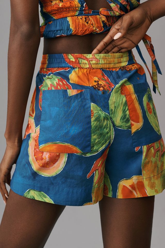 Damson Madder Pull-On Papaya Shorts #2
