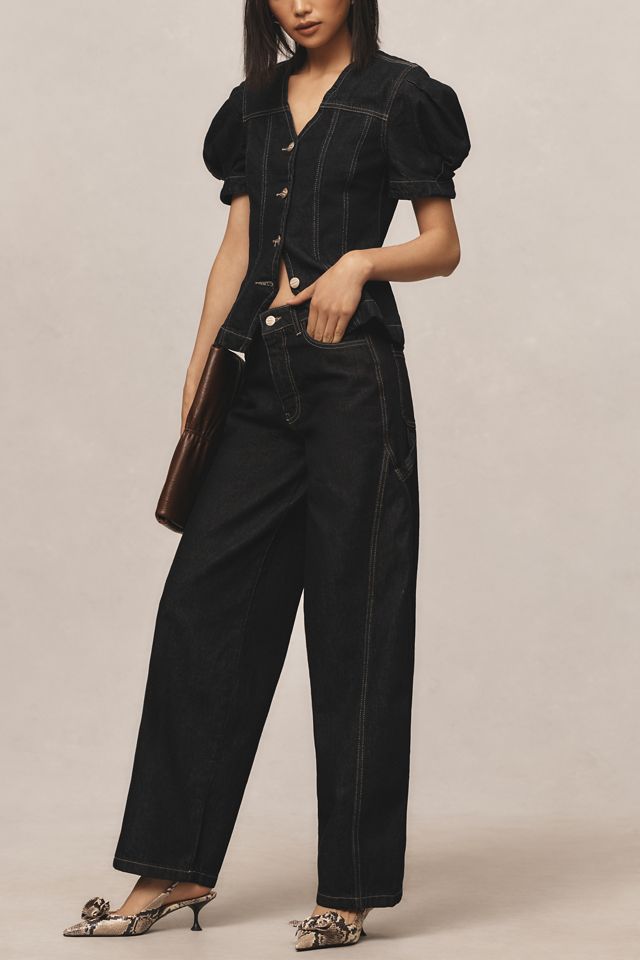 Damson Madder Dion High-Rise Wide-Leg Jeans #5