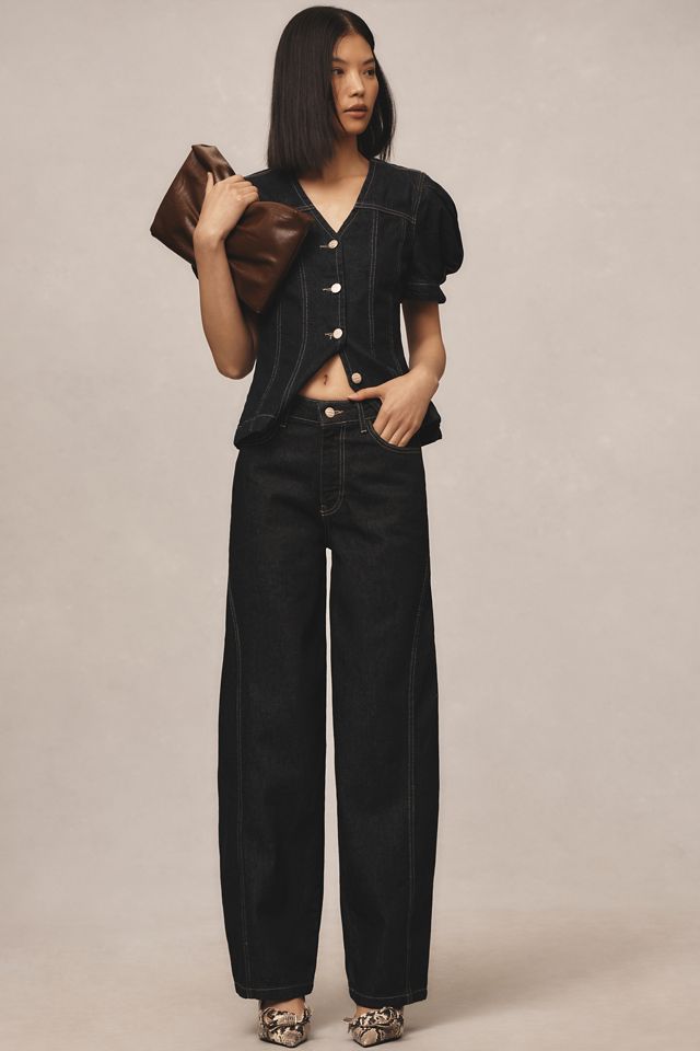 Damson Madder Dion High-Rise Wide-Leg Jeans #2