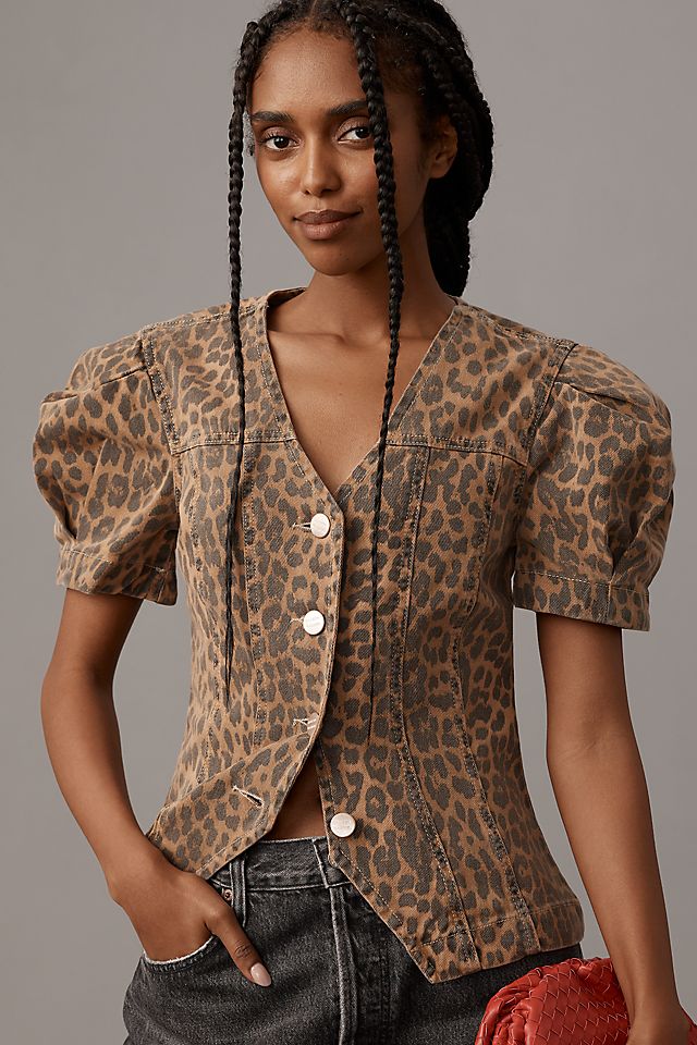 Damson Madder Shell Denim Top | Anthropologie Damson Madder Shell Denim Top | Anthropologie