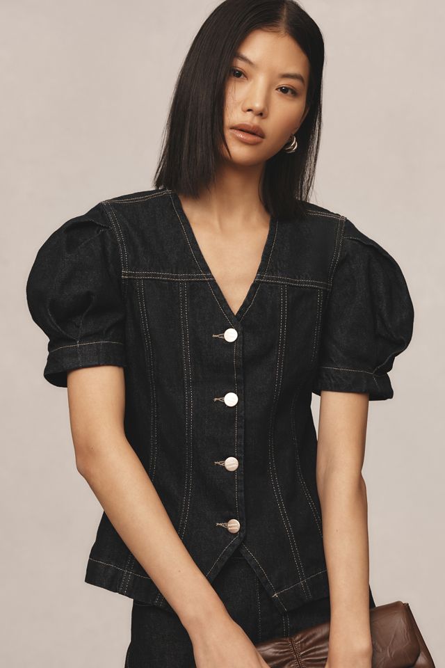 Damson Madder Shell Denim Top #2