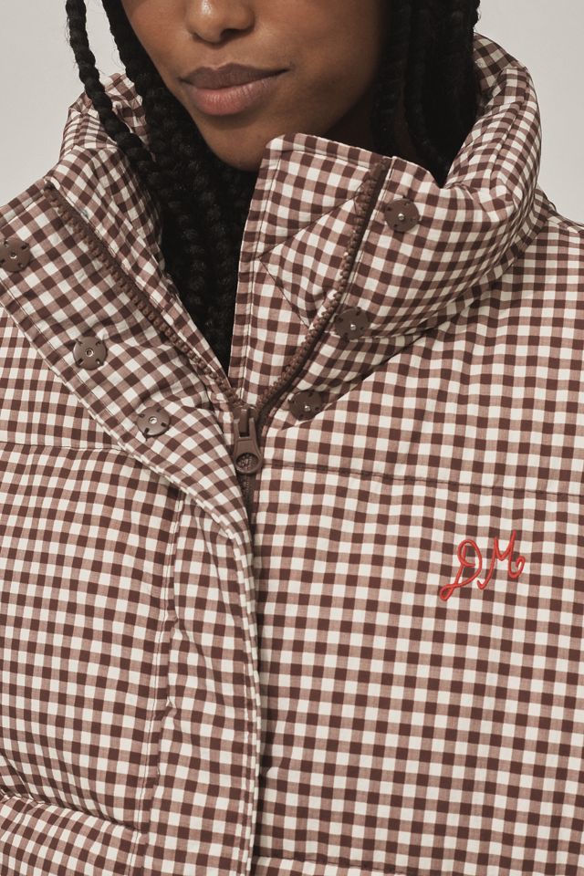 Damson Madder Jennifer Check Puffer Jacket #1